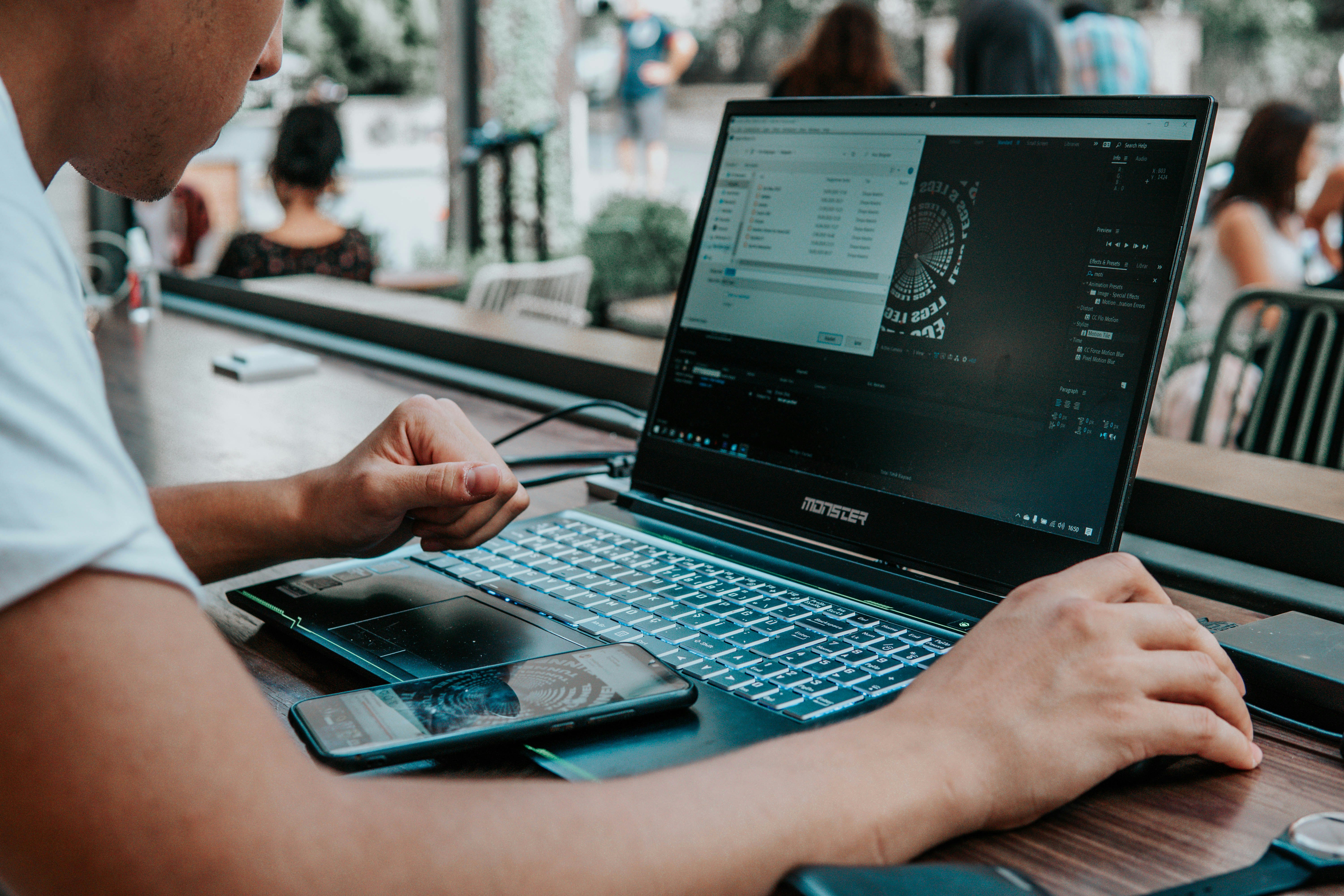 man on a laptop - Average Cost of Bookkeeping Services for Small Business