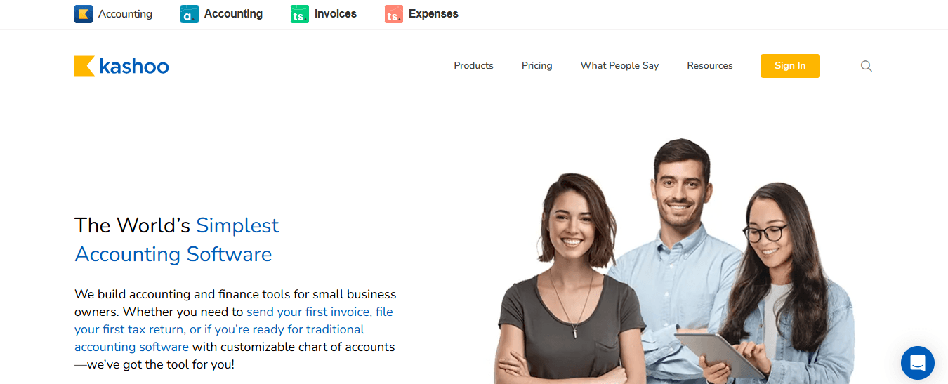 kashoo - Organizing Small Business Bookkeeping