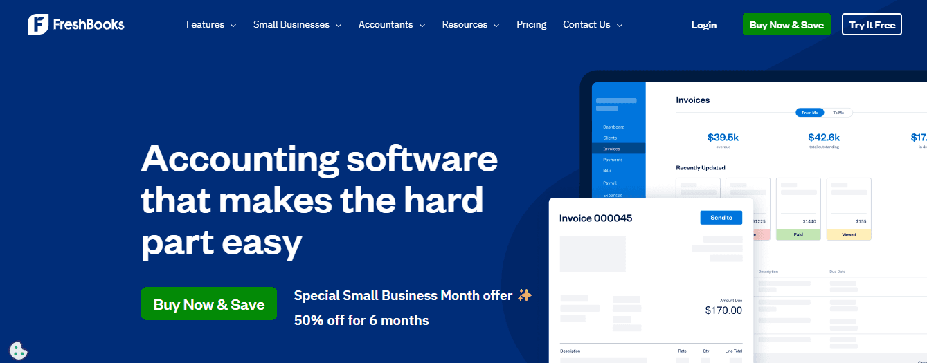 fresh books - Organizing Small Business Bookkeeping