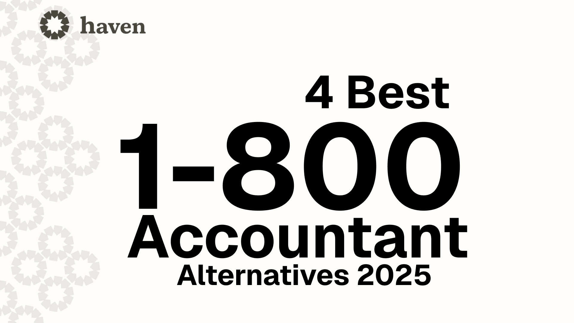 4 Best 1-800 Accountant Alternatives in 2025