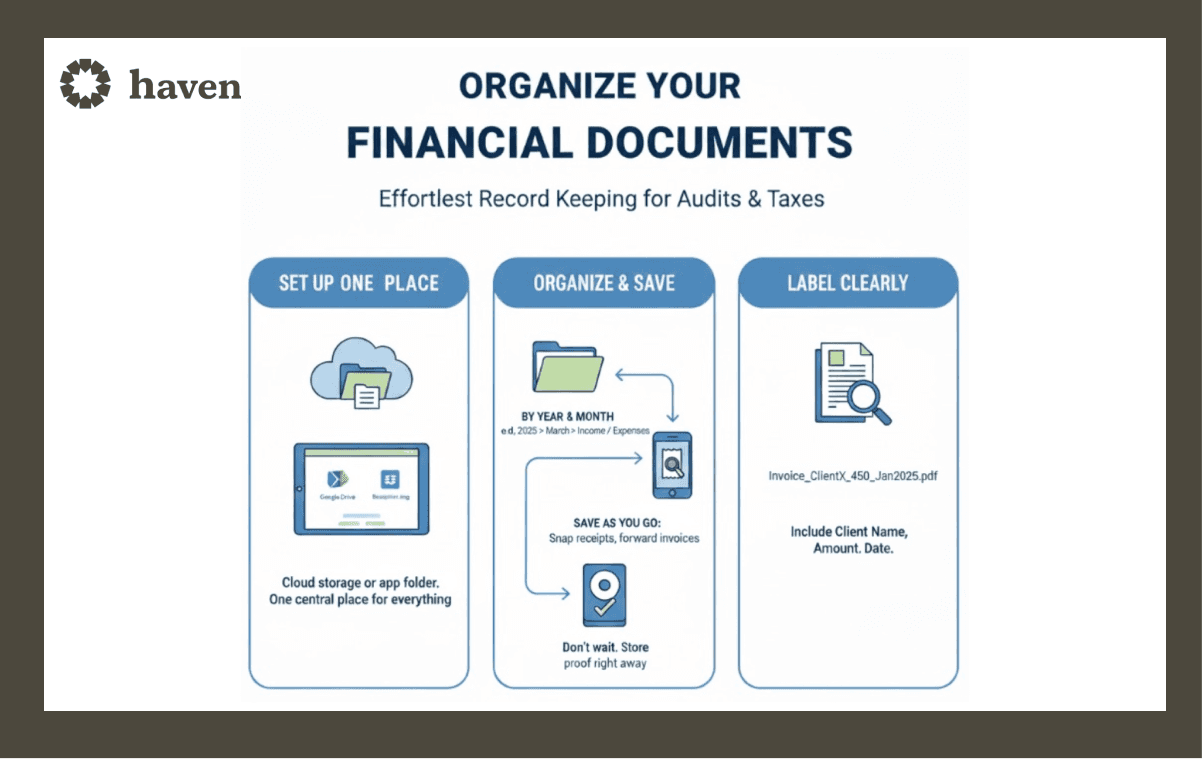 How to organize your financial documents