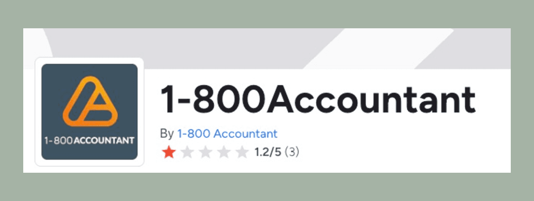 1-800 G2 rating based on 3 reviews