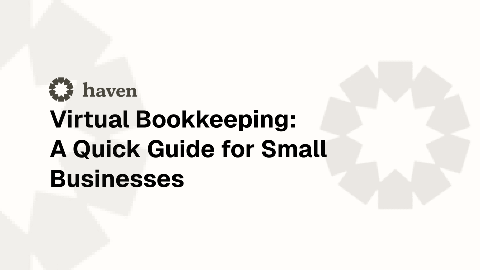 Virtual Bookkeeping: A Quick Guide for Small Businesses